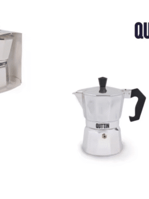 Cafetera Italiana  3 tazas de aluminio - QUTTIN