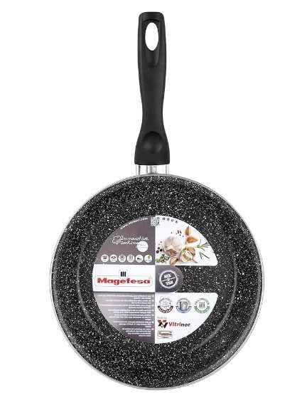 MAGEFESA Juego de 2 Sartenes Vitrinor 20/24 - Antiadherente, Aptas para Todo tipo de Cocina