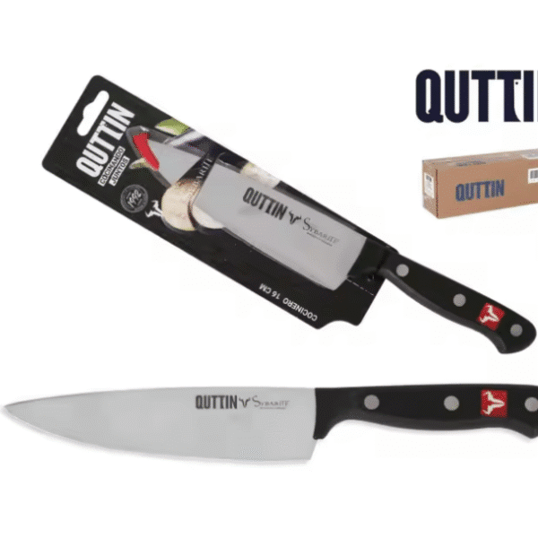 Cuchillo Cocinero Quttin Profesional Hoja Afilada