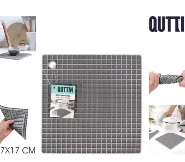 SALVAMANTEL SILICONA 17 X 17 MARCA QUTTIN