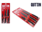 Quttin - Set De 3 Cuchillos Ceramicos Black Edition - Cocina - Profesional - Calidad